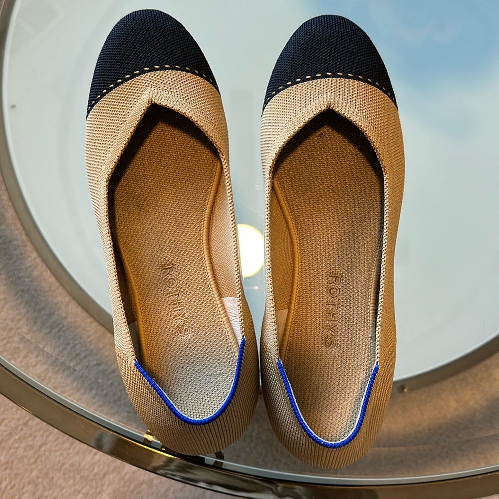 Rothy's the Flat in Camel Captoe - Size 11W